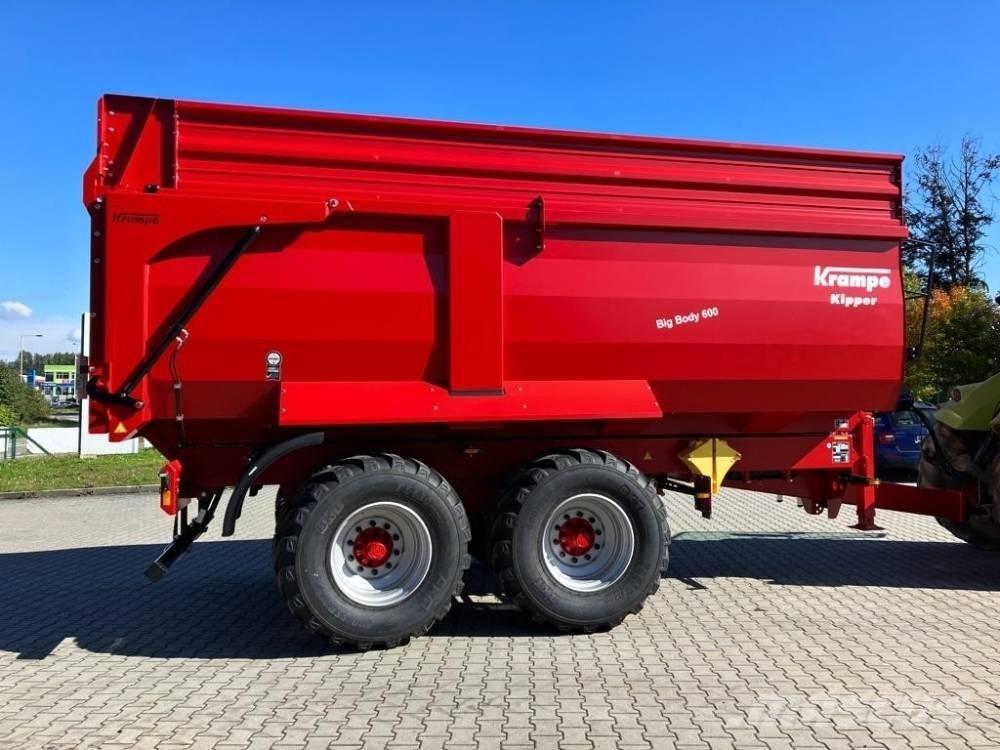 Krampe Big Body 600 Ремаркета самосвални