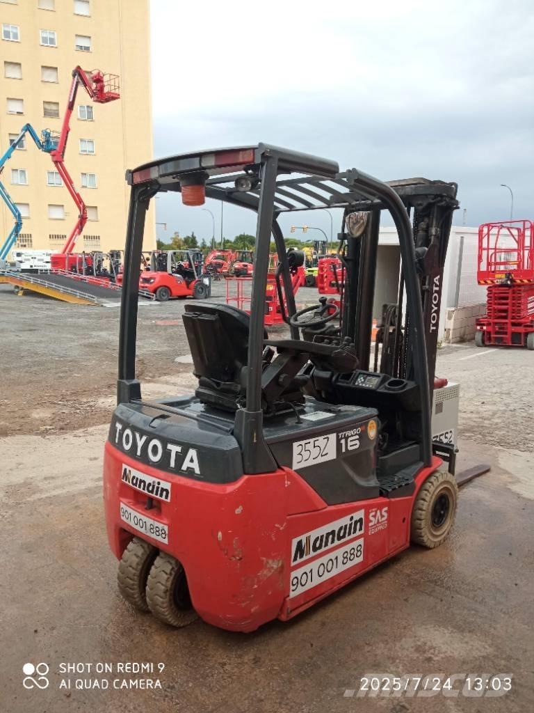 Toyota 8FBE16T Електрически вилични кари-повдигачи