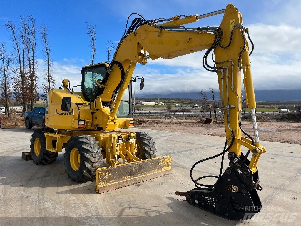 Komatsu PW 98 MR-8 Колесни екскаватори