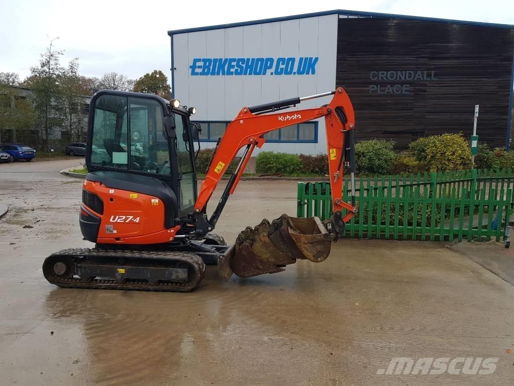 Kubota U27-4 Мини екскаватори < 7 т