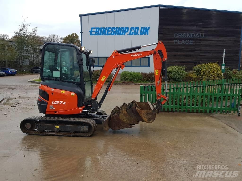 Kubota U27-4 Мини екскаватори < 7 т
