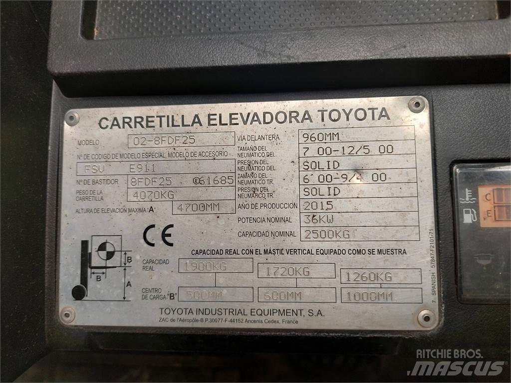 Toyota 02 8FDF25 Дизелови камиони