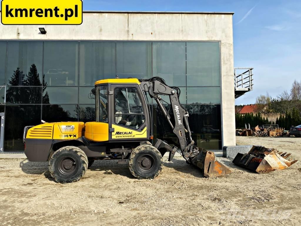 Mecalac 12 MTX Товарач със заден ексватор