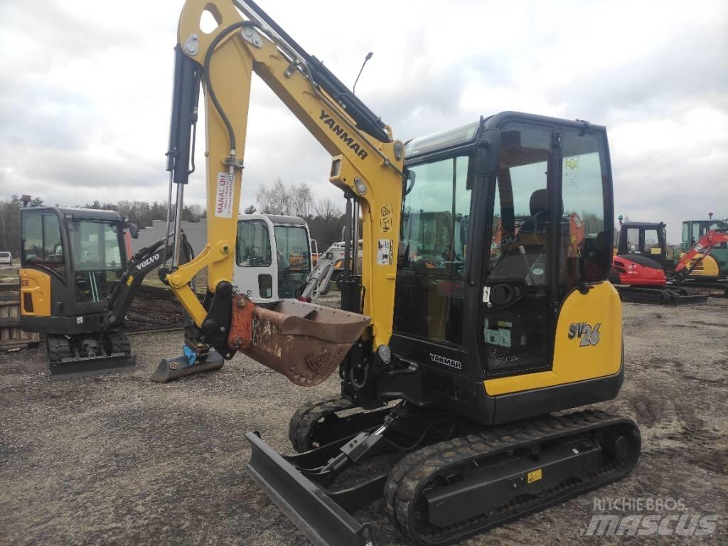 Yanmar SV 26 2017r Мини екскаватори < 7 т