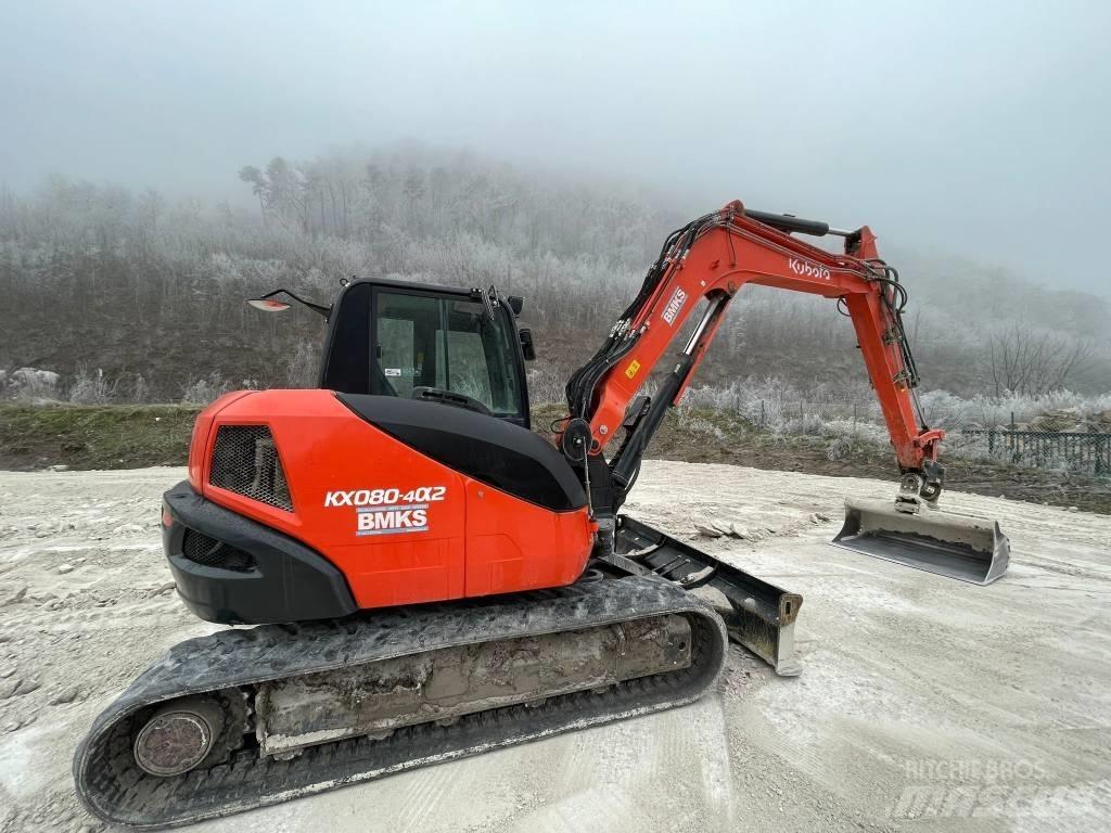 Kubota KX 080-4a2 Средни екскаватори 7т - 12т