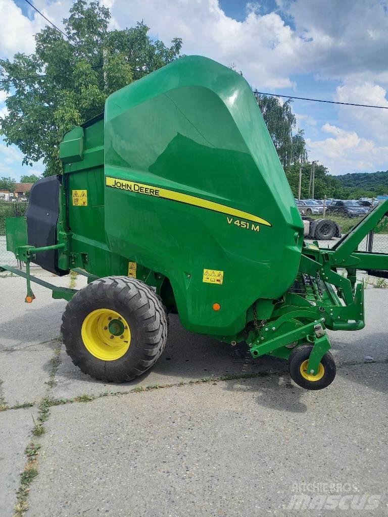 John Deere V451M Сламопреси за кръгли бали
