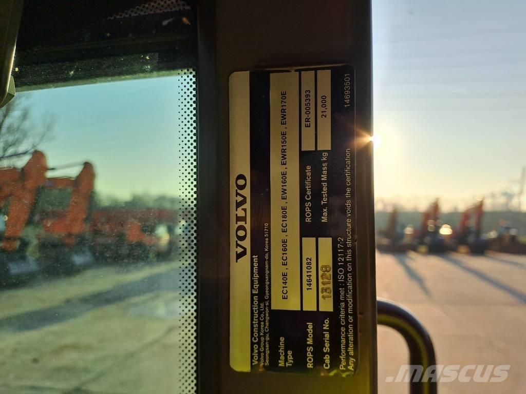 Volvo EW160E Колесни екскаватори