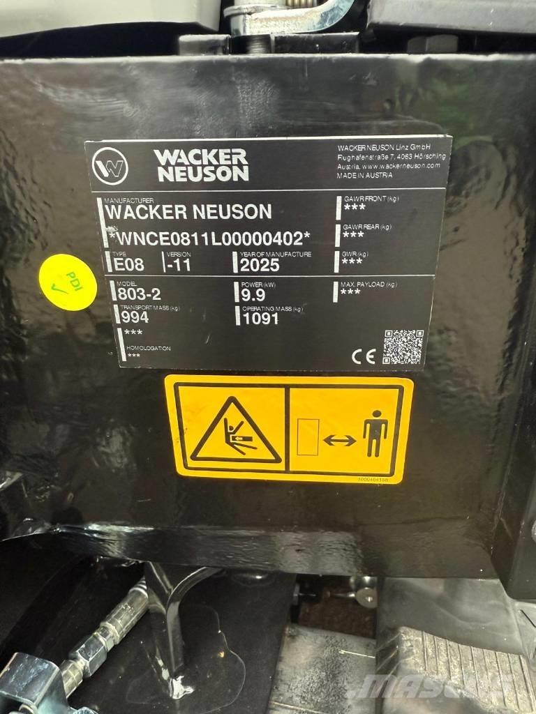 Wacker Neuson 803 Мини екскаватори < 7 т