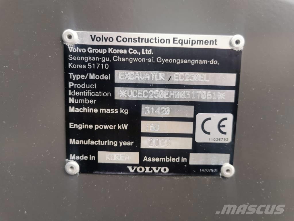 Volvo EC250EL Верижен екскаватор