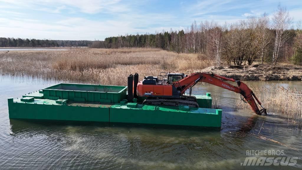  Dredge pontoon barge Земесмукачни багери

