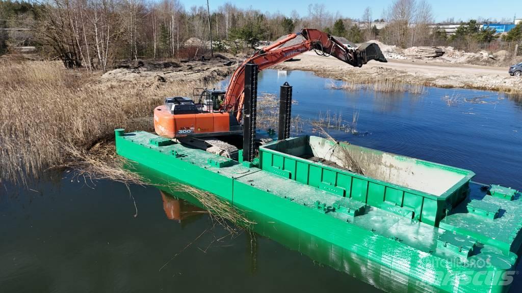 Dredge pontoon barge Земесмукачни багери
