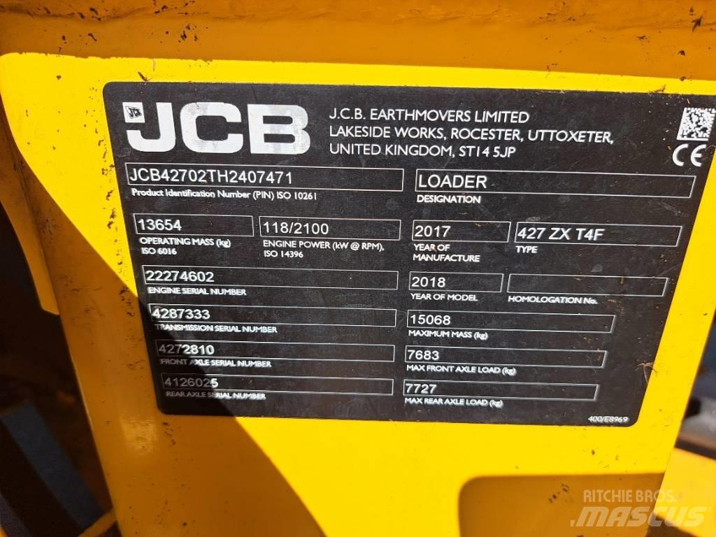 JCB 427 ZX Колесни товарачи