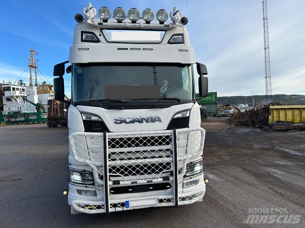 Scania R 650 За превоз на дървени трупи