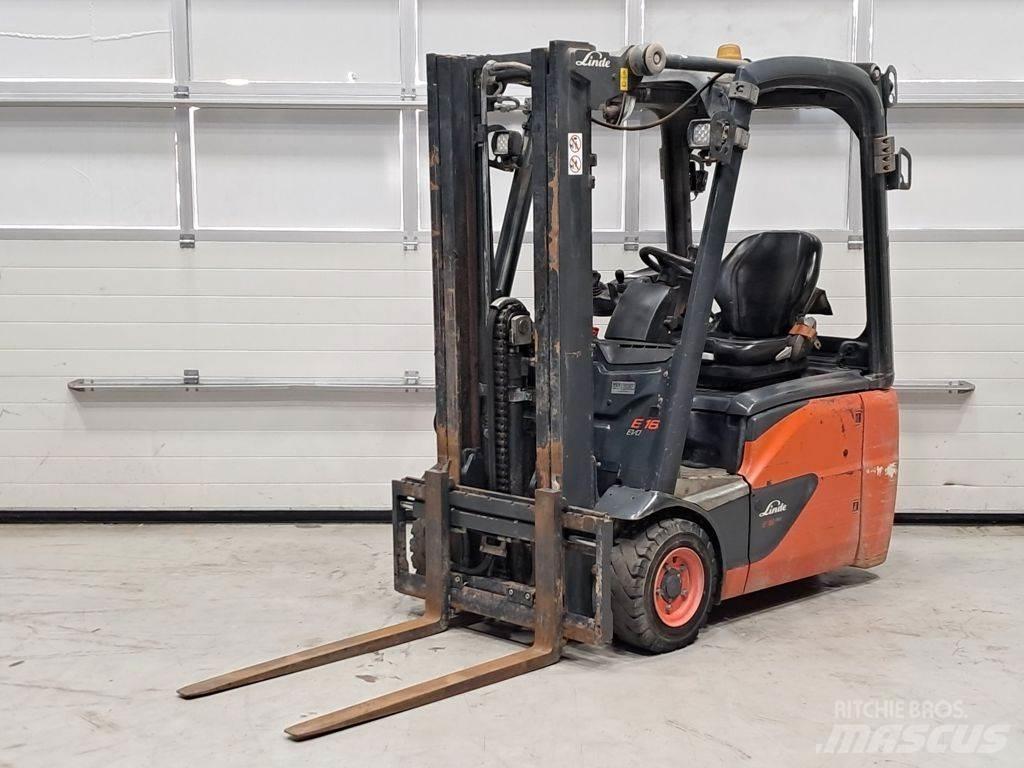 Linde E16C-03 Електрически вилични кари-повдигачи