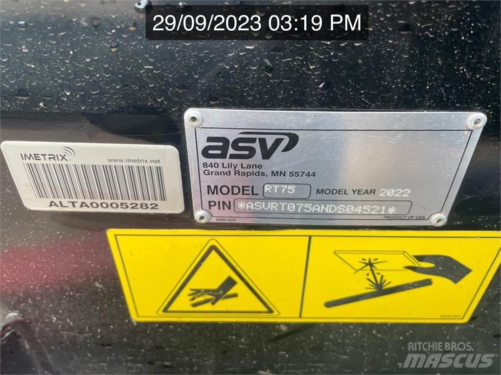 ASV POSI-TRACK RT75 Мини товарачи
