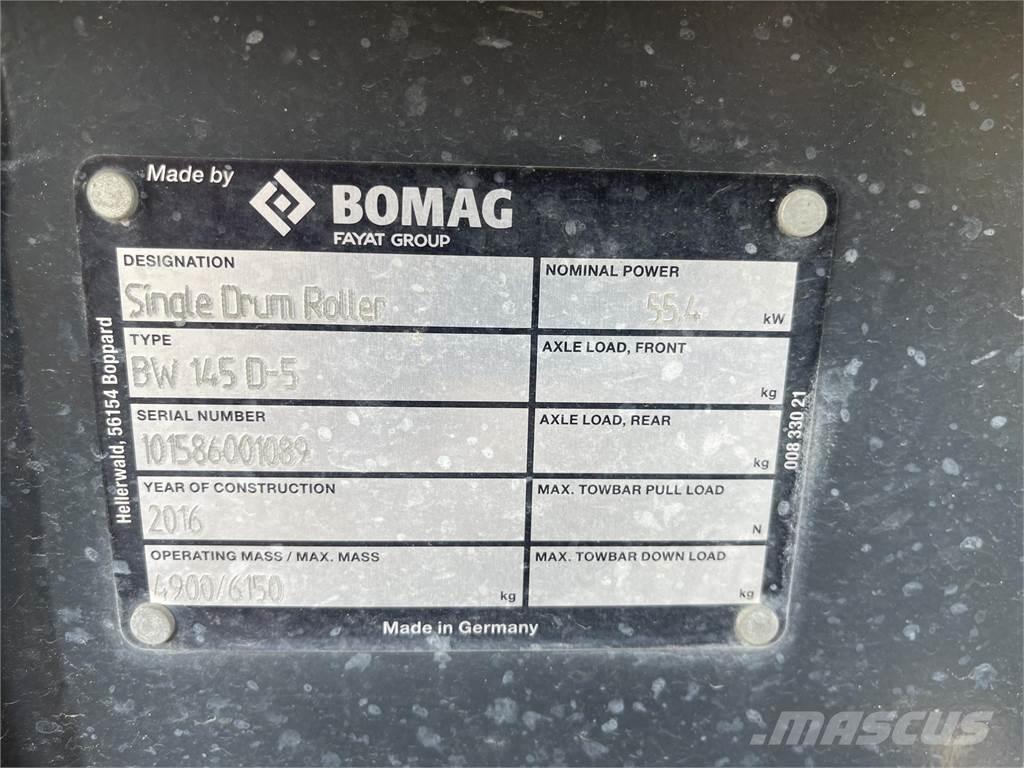 Bomag BW145D-5 Двойни барабанни ролки
