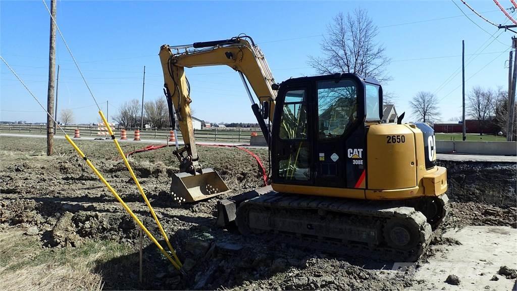 CAT 308E CR Верижен екскаватор