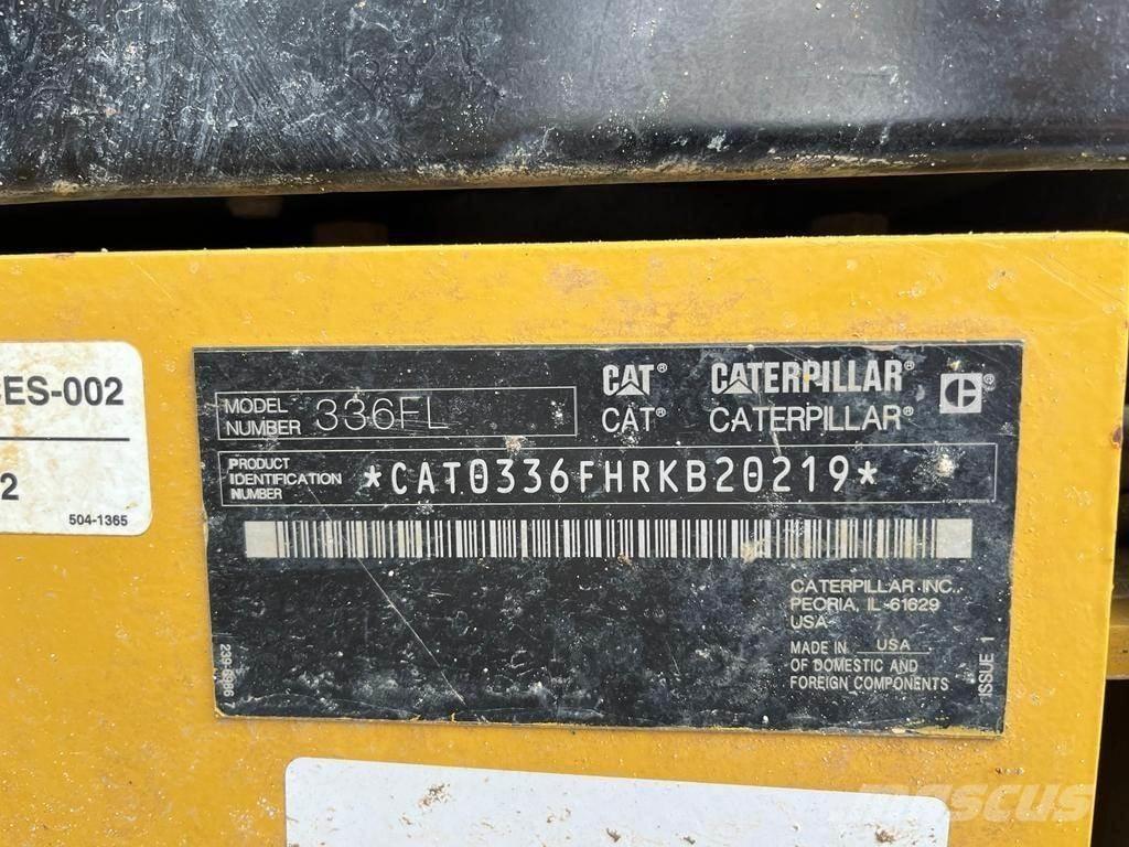 CAT 336FL Верижен екскаватор