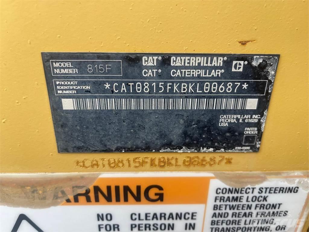CAT 815F Машини за опаковане на отпадъци
