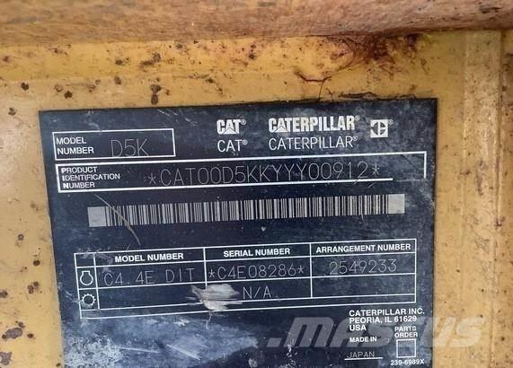 CAT D5K LGP Тръбополагащи булдозери