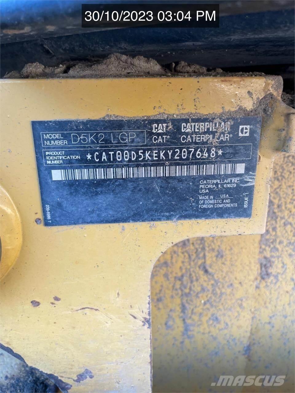 CAT D5K2 LGP Верижни булдозери
