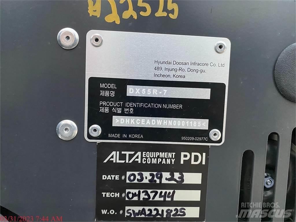 Develon DX55R-7 Мини екскаватори < 7 т