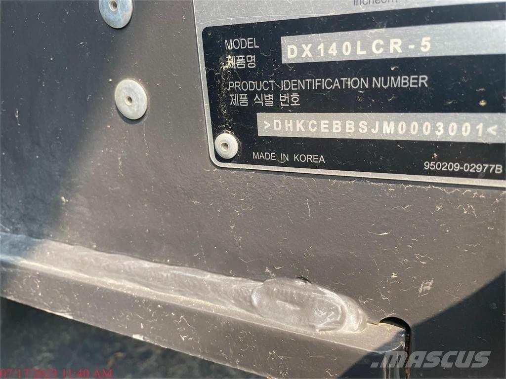 Doosan DX140 LC-5 Верижен екскаватор