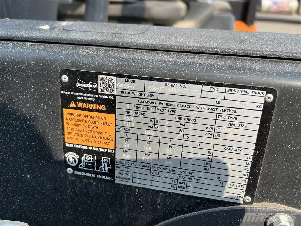 Doosan G45S-7 Вилични кари-повдигачи - други