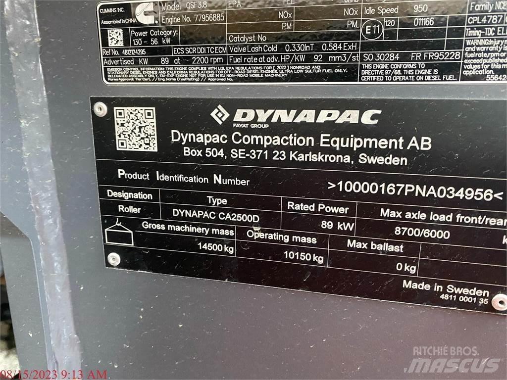 Dynapac CA2500D Двойни барабанни ролки
