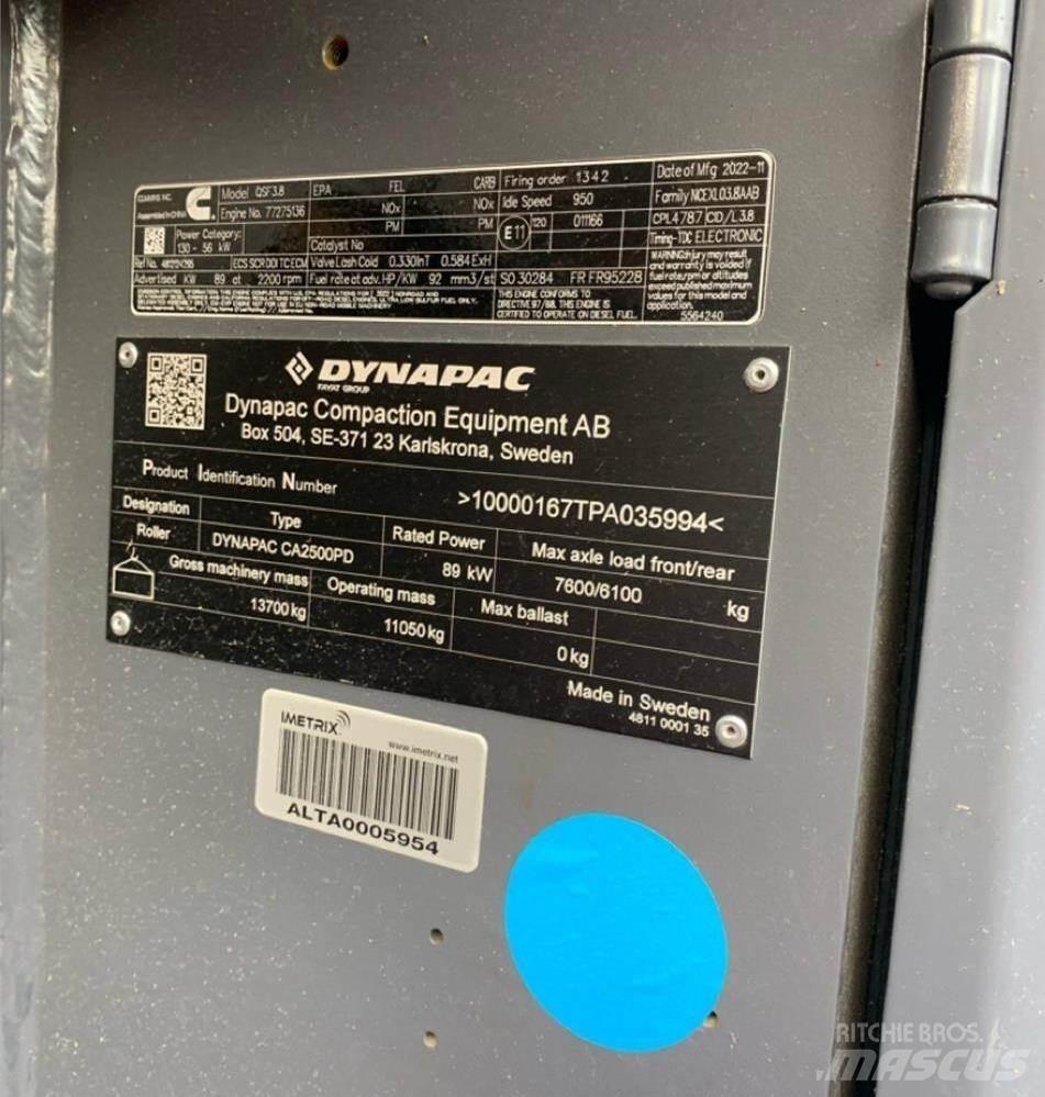 Dynapac CA2500PD Машини за опаковане на отпадъци