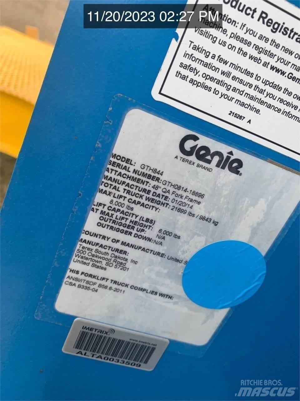 Genie GTH844 Телескопични товарачи