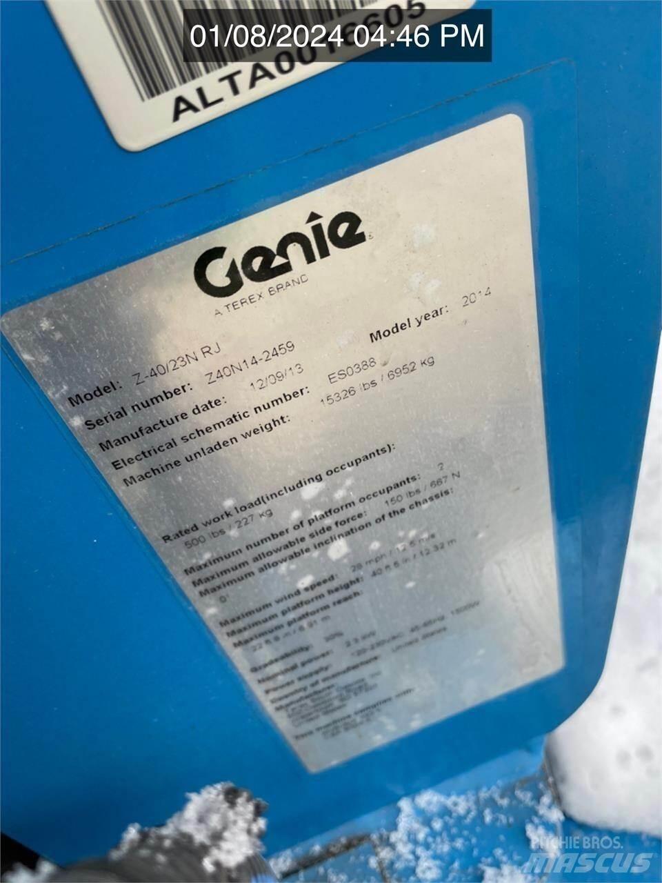 Genie Z40/23N RJ Съчленени стрелови подемници