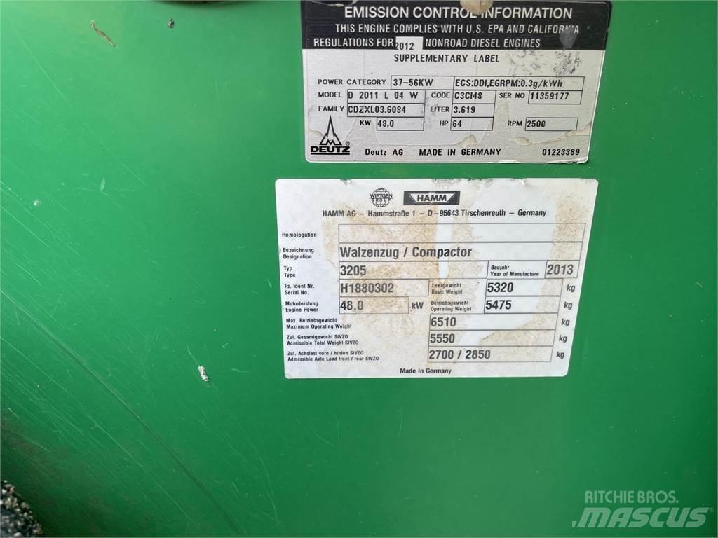 Hamm 3205 Двойни барабанни ролки
