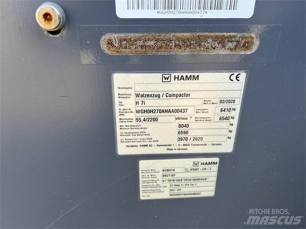 Hamm H7I Двойни барабанни ролки
