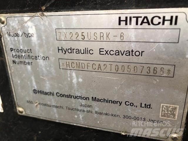 Hitachi ZX225USRK-6 Верижен екскаватор