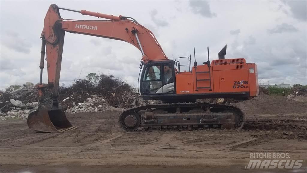 Hitachi ZX670 LC-5B Верижен екскаватор