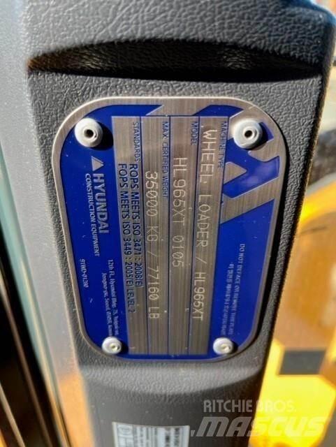 Hyundai HL965XT Колесни товарачи