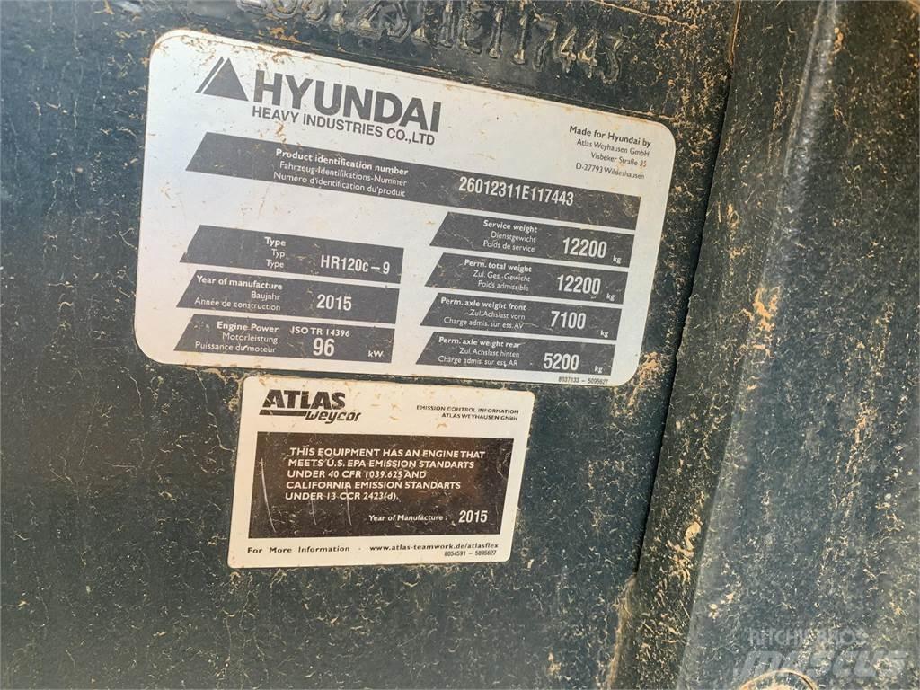 Hyundai HR120C-9 Двойни барабанни ролки
