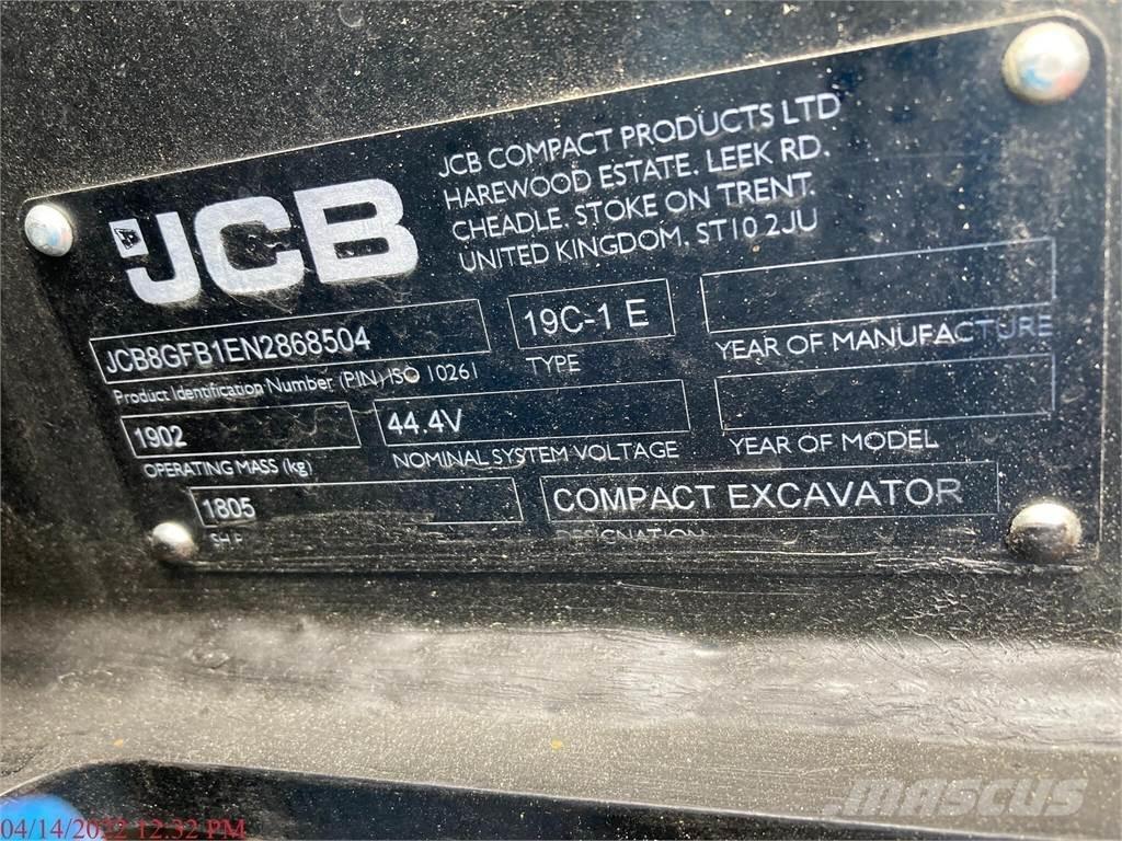 JCB 19C-1E Мини екскаватори < 7 т