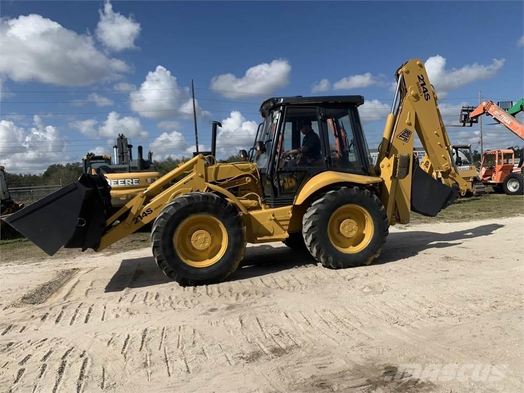 JCB 214S II Товарач със заден ексватор