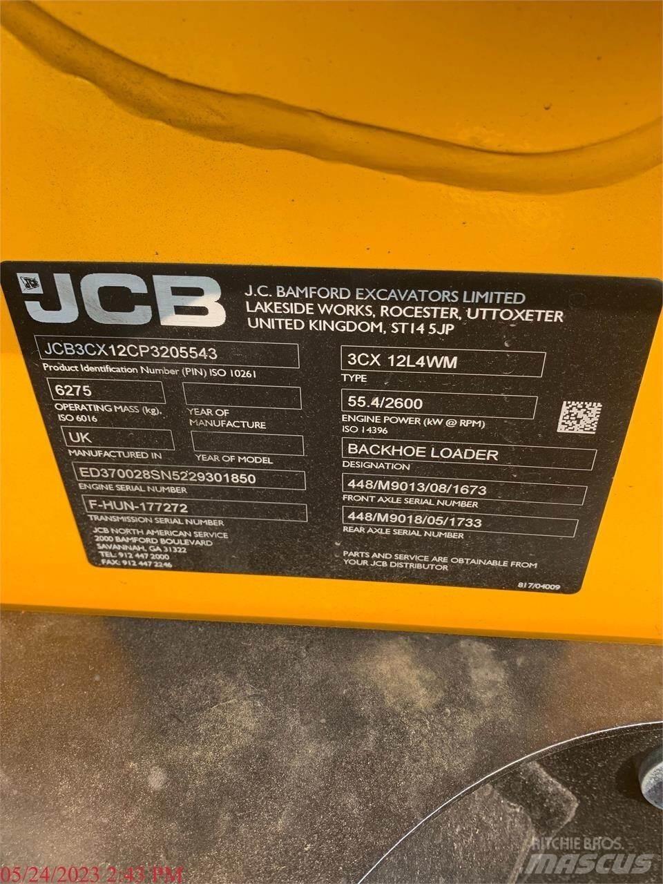 JCB 3CX Товарач със заден ексватор