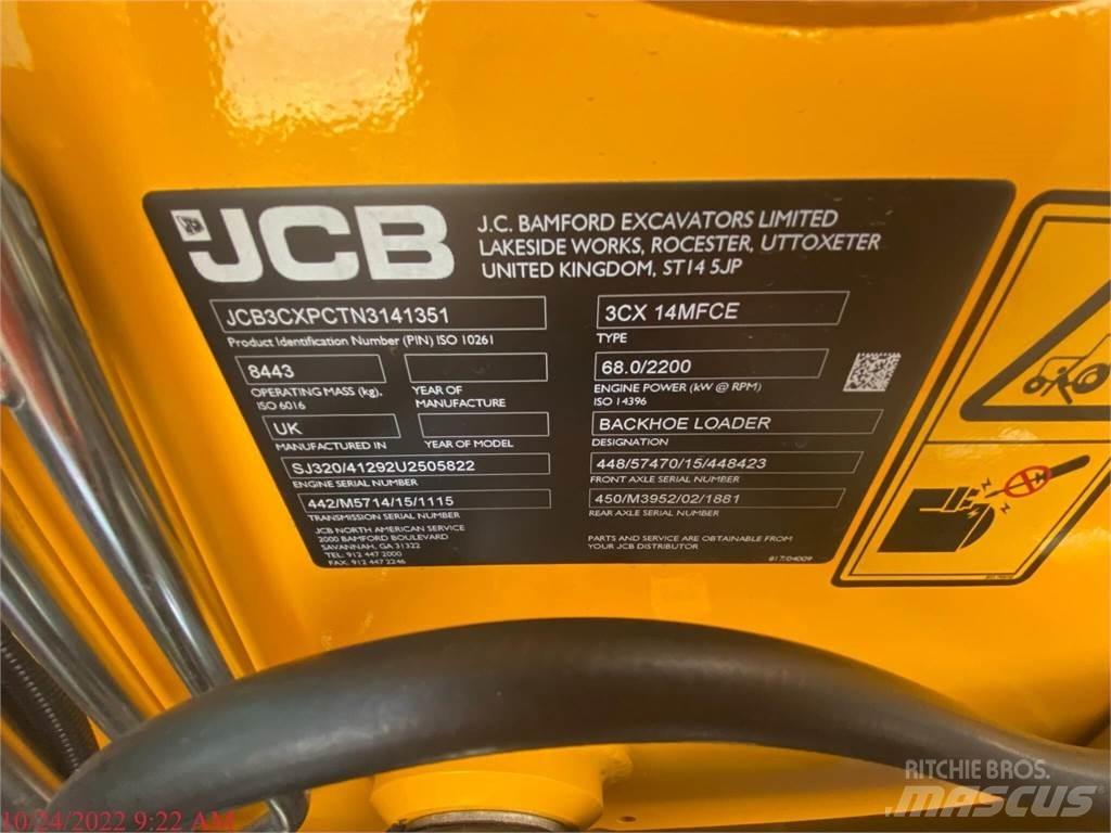 JCB 3CX14 Товарач със заден ексватор