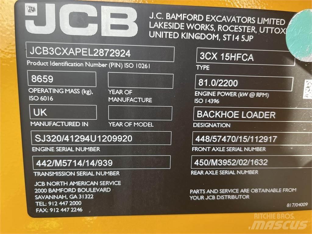 JCB 3CX15 SUPER Товарач със заден ексватор