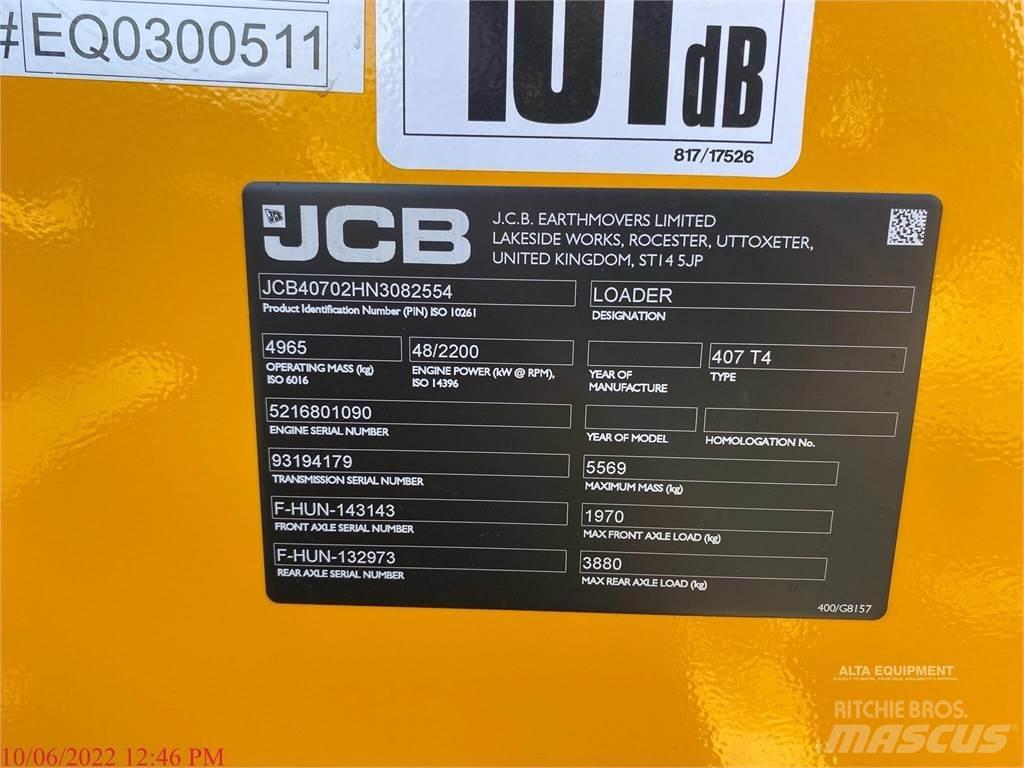JCB 407 Колесни товарачи