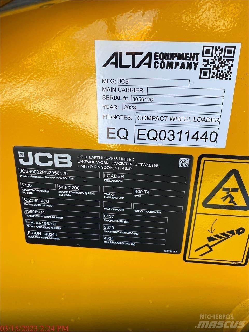 JCB 409 Колесни товарачи