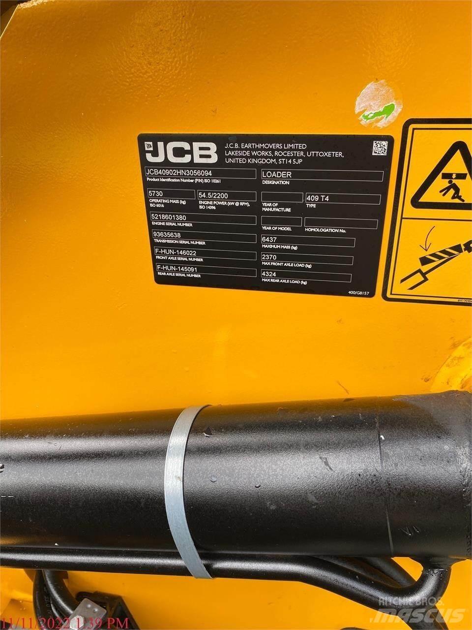 JCB 409 Колесни товарачи
