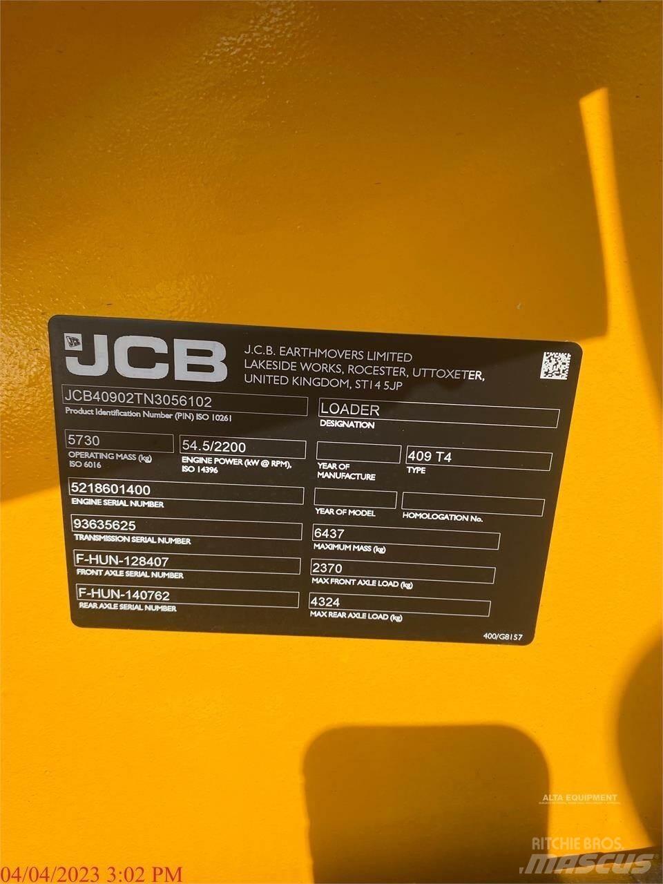 JCB 409 Колесни товарачи