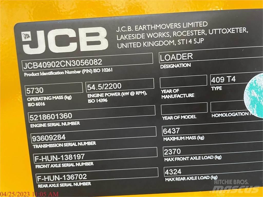 JCB 409 Колесни товарачи