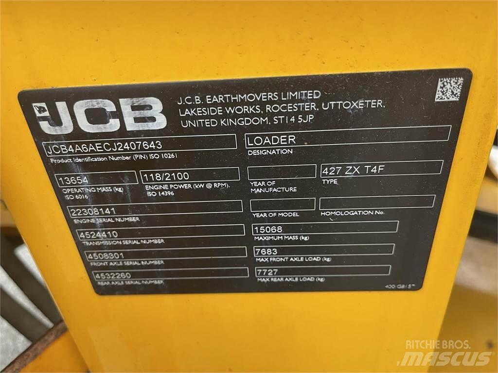 JCB 427ZX Колесни товарачи
