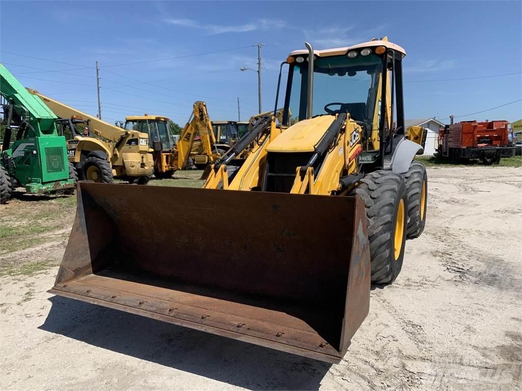 JCB 4CX Товарач със заден ексватор